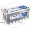 Akumulator VARTA 12 V 170 Ah 1000 A 710877