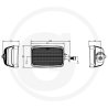 Reflektor roboczy LED