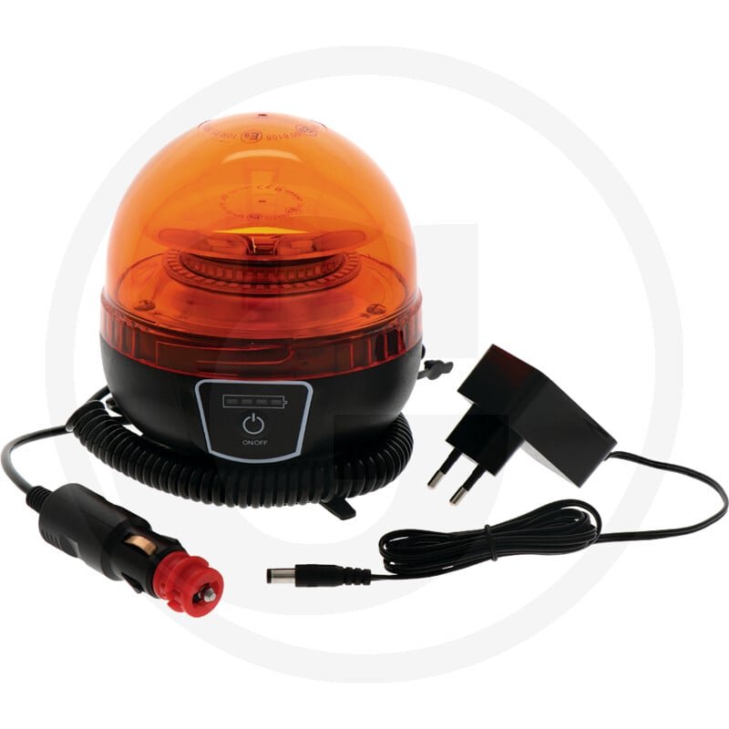 Akumulatorowa lampa ostrzegawcza LED