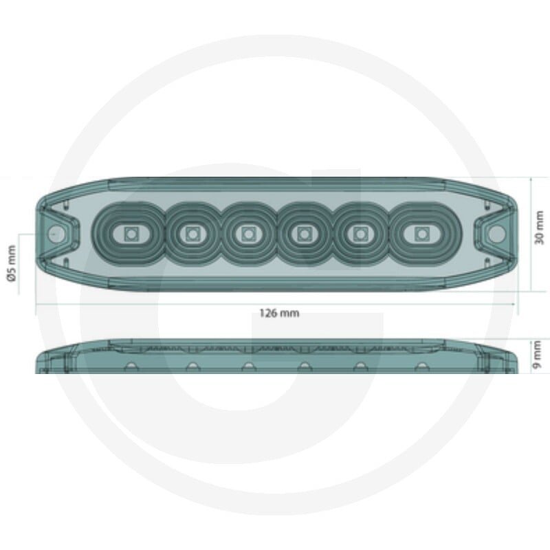 Lampa ostrzegawcza LED