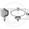 Reflektor roboczy LED