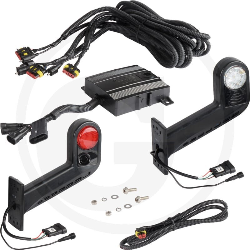 Zestaw lamp obrysowych