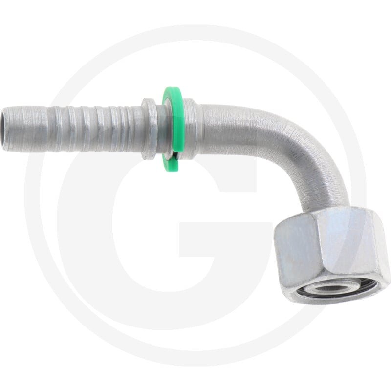 PN 10 DKOL M18x1.5 90° (12L) cynk-nikiel