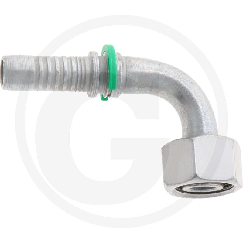 PN 12 DKOL M22x1.5 90° (15L) cynk-nikiel