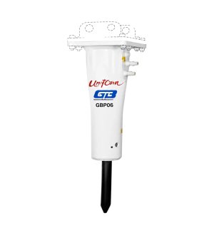 MŁOT HYDRAULICZNY WYBURZENIOWY DO MINIKOPARKI GBP43