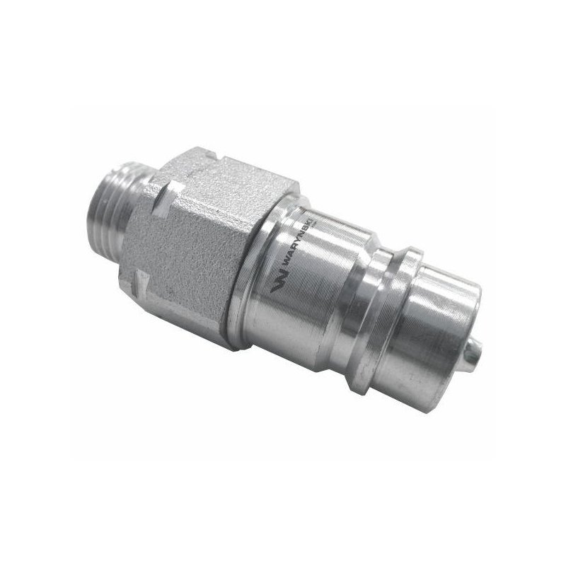 Szybkozłącze hydrauliczne wtyczka M18x1.5 gwint zewnętrzny EURO (9100818W) (ISO 7241-A) Waryński