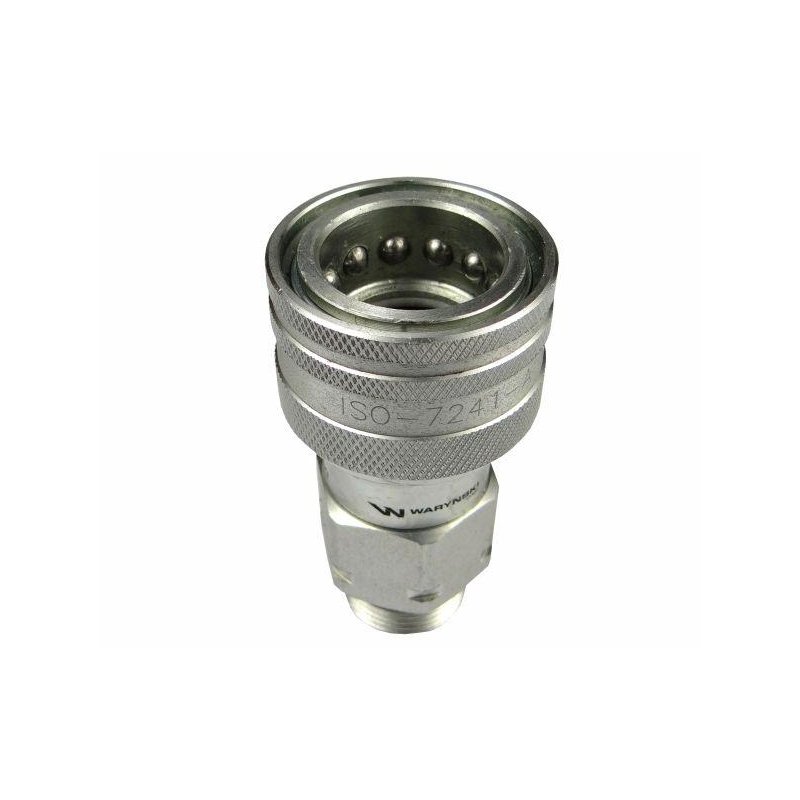 Szybkozłącze hydrauliczne gniazdo M22x1.5 gwint zewnętrzny EURO (9100822G) (ISO 7241-A) Waryński