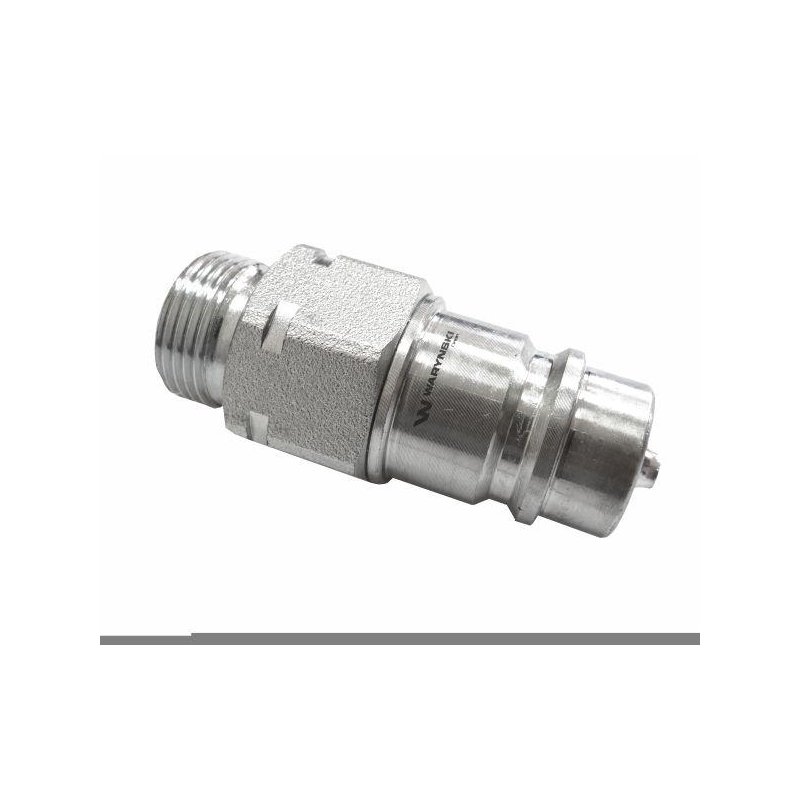 Szybkozłącze hydrauliczne wtyczka M22x1.5 gwint zewnętrzny EURO (9100822W) (ISO 7241-A) Waryński