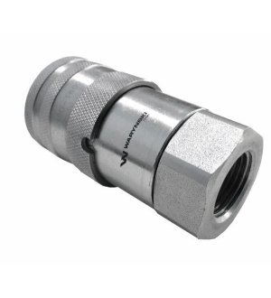 Szybkozłącze hydrauliczne suchoodcinające gniazdo G3/8"BSP gwint wewnętrzny ISO16028 Waryński