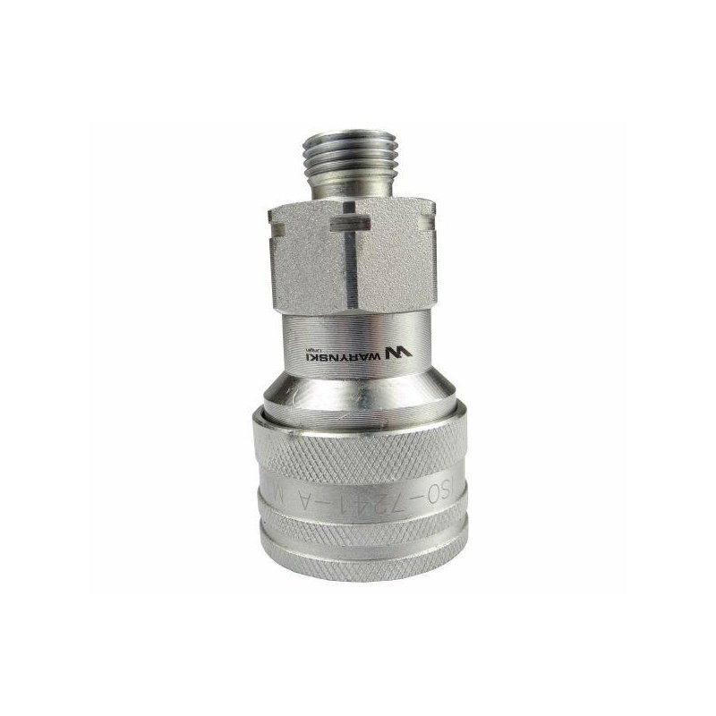 Szybkozłącze hydrauliczne gniazdo M16x1.5 gwint zewnętrzny EURO (9100816G) (ISO 7241-A) Waryński