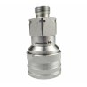 Szybkozłącze hydrauliczne gniazdo M16x1.5 gwint zewnętrzny EURO (9100816G) (ISO 7241-A) Waryński