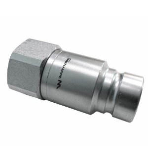 Szybkozłącze hydrauliczne suchoodcinające wtyczka G1/4"BSP gwint wewnętrzny ISO16028 Waryński