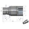 Szybkozłącze hydrauliczne suchoodcinające wtyczka G3/4"BSP gwint wewnętrzny ISO16028 Waryński