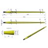 Ząb ładowacza uniwersalny prosty L- 810 mm zastosowanie 5193-FT1N Tur WARYŃSKI
