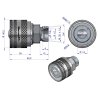 Zawór wtyczka M22x1,5 skręcane (50490030) Waryński