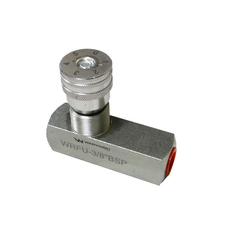 Zawór dławiąco-zwrotny WRFU 90 3/8"BSP Waryński