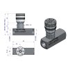 Zawór dławiąco-zwrotny WRFU 90 1/2"BSP Waryński