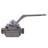 Zawór kulowy hydrauliczny 3-drogowy 3/2 M22x1.5 15L z otworami mocującymi 500 bar Waryński