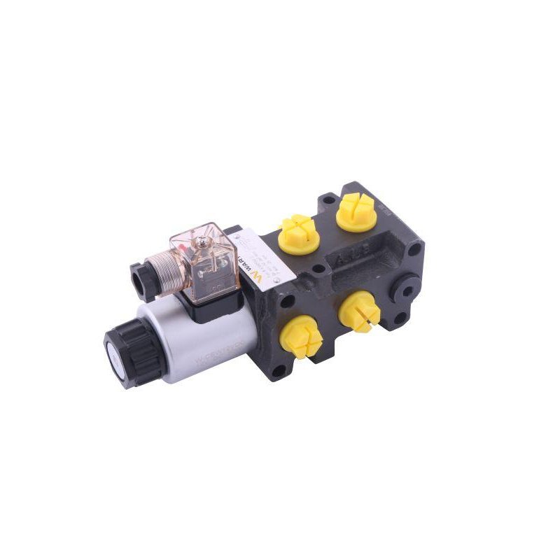 Dzielnik, zawór, elektrozawór kierunkowy elektromagnetyczny kontroli W-E38DVS6/2 (DVS6/50 L/MIN) G3/8" 50L Waryński