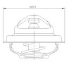 Termostat 70011316 C-385 Zetor 4-cylindrowy ORYGINAŁ URSUS