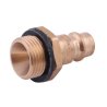 Szybkozłącze pneumatyczne P26 NW7.2 wtyczka 3/8"BSP gwint zewnętrzny POLMO  ( sprzedawane po 5 )