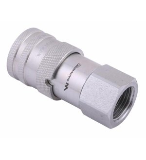 Szybkozłącze hydrauliczne suchoodcinające (rozmiar 3/8) gniazdo G1/2"BSP gwint wewnętrzny ISO16028 Waryński