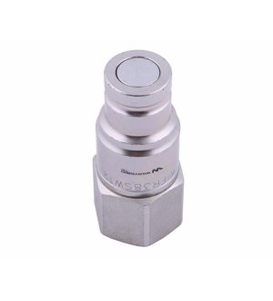 Szybkozłącze hydrauliczne suchoodcinające (rozmiar 3/8) wtyczka G1/2"BSP gwint wewnętrzny ISO16028 Waryński