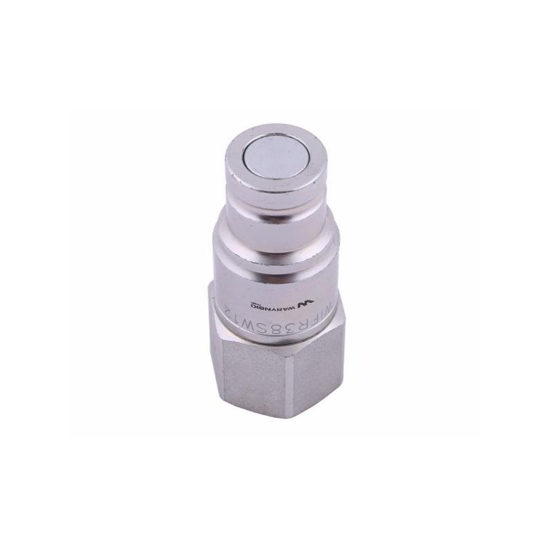 Szybkozłącze hydrauliczne suchoodcinające (rozmiar 3/8) wtyczka G1/2"BSP gwint wewnętrzny ISO16028 Waryński