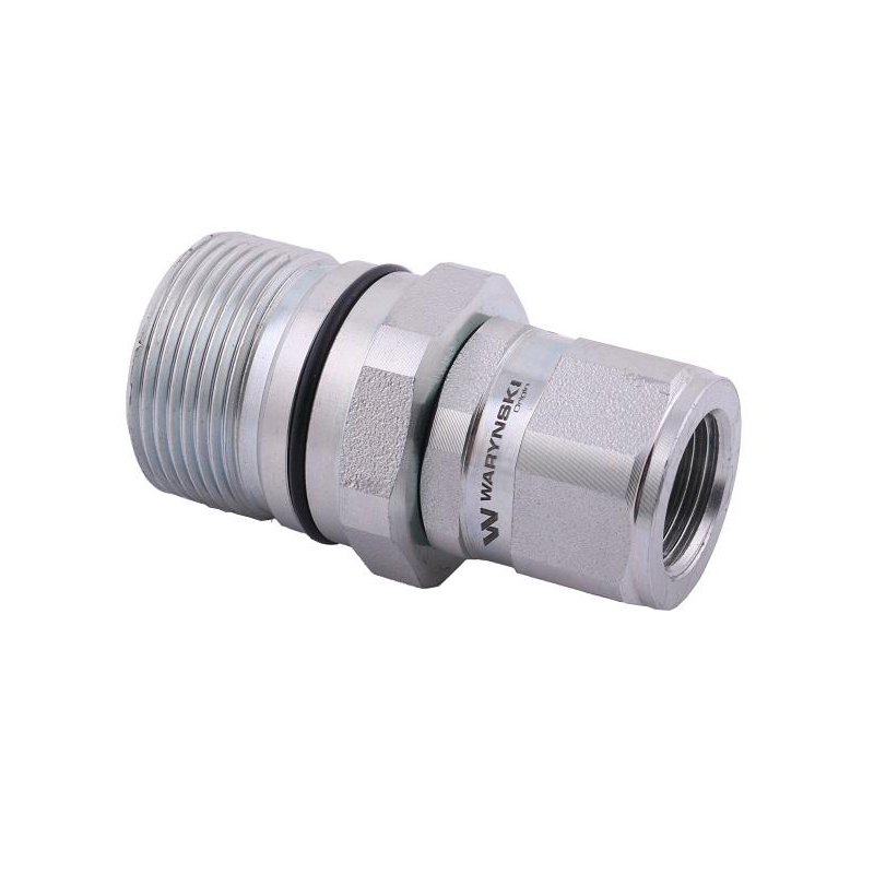 Szybkozłącze hydrauliczne skręcane gniazdo G1/2"BSP gwint wewnętrzny 300bar Waryński