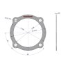 Uszczelka pokrywy zwolnicy krążelit 0.8mm C-330 ( sprzedawane po 10 ) ORYGINAŁ URSUS
