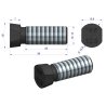 Śruba kpl. płużna oval z dwóch stron ścięta M12x38 mm kl.12.9 zastosowanie Kverneland Waryński M12X38OV2KV ( sprzedawane po 25 )