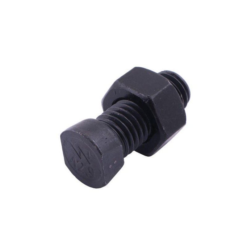 Śruba kpl. płużna oval z dwóch stron ścięta M12x40 mm kl.12.9 zastosowanie Kverneland Waryński M12X40OV2KV ( sprzedawane po 25 )
