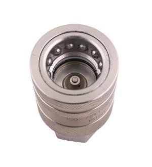Szybkozłącze hydrauliczne gniazdo z eliminatorem ciśnienia G1/2"BSP gwint wew. EURO PUSH-PULL (ISO 7241-A) Waryński