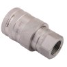 Szybkozłącze hydrauliczne gniazdo z eliminatorem ciśnienia G1/2"BSP gwint wew. EURO PUSH-PULL (ISO 7241-A) Waryński