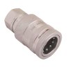 Szybkozłącze hydrauliczne gniazdo z eliminatorem ciśnienia G1/2"BSP gwint wew. EURO PUSH-PULL (ISO 7241-A) Waryński