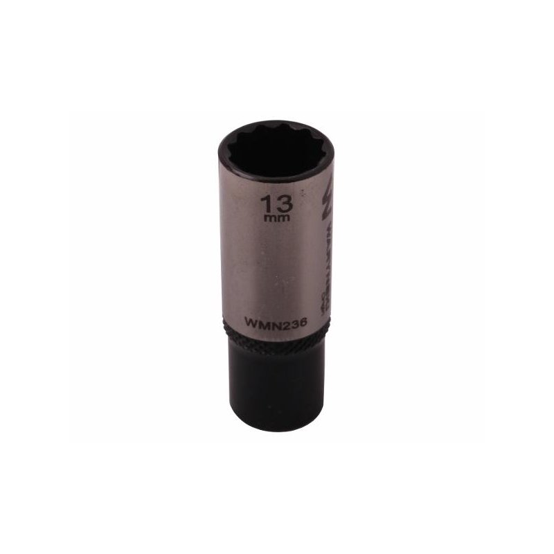 Nasadka dwunastokątna 1/4". 13 mm. długa. CrV50BV30. DIN 3124. Waryński