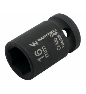 Nasadka udarowa sześciokątna 1/2". 16 mm. CrMo. DIN 3129. Waryński