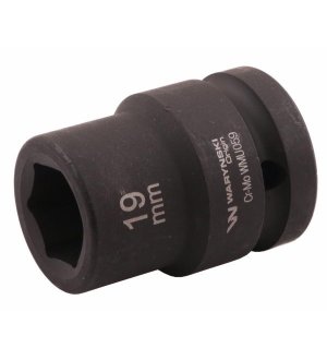 Nasadka udarowa sześciokątna 3/4". 19 mm. CrMo. DIN 3129. Waryński