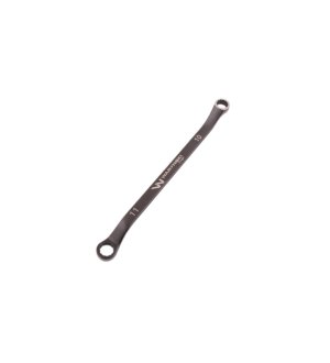 Klucz oczkowy odsadzony 10 x 11 mm. CrV standard ASME B107.9 Waryński