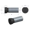 Śruba kpl. płużna oval z jednej strony ścięta M14x39 mm kl.12.9 zastosowanie Kverneland Waryński M14X39OV1 ( sprzedawane po 25 )