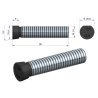 Śruba kpl. płużna oval z jednej strony ścięta M16x80 mm kl.12.9 zastosowanie Kverneland Waryński M16X80OV1 ( sprzedawane po 10 )