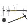 Klucz T ze spinnerem TORX T40 Waryński