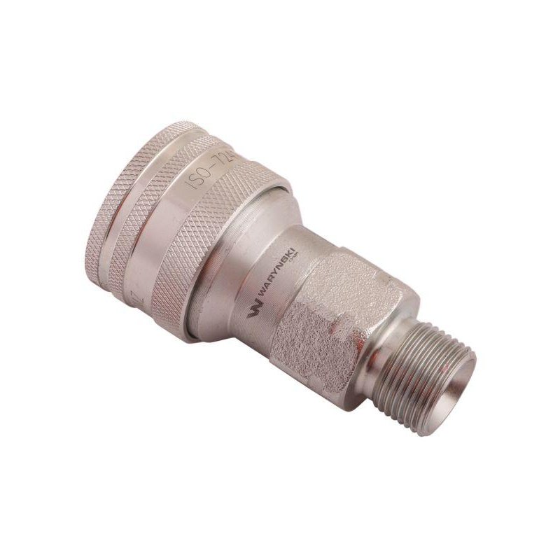 Szybkozłącze hydrauliczne gniazdo M20x1.5 gwint zewnętrzny EURO (ISO 7241-A) Waryński