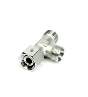 Trójnik hydrauliczny niesymetryczny metryczny BBA M30x2 22L (XEVL) Waryński