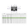Złączka hydrauliczna metryczna BB M18x1.5 12L (XG) Waryński ( sprzedawane po 10 )