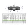 Złączka hydrauliczna redukcyjna calowa BB 7/8" x 3/4" UNF (JIC) Waryński ( sprzedawane po 2 )