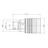 Szybkozłącze hydrauliczne gniazdo EURO M20x1.5 GZ Push-pull (9100820G) VOIMA