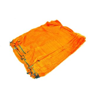 Worek raszlowy 10-15kg z zaciągiem żółty ( opakowanie zawiera 100 szt.)