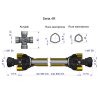 Wał przegubowo-teleskopowy 560-830mm 540Nm CE 2020 seria 4R Waryński