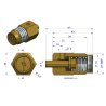 Zawór kompletny poidła RF-20908105 ROYAL FARM ( sprzedawane po 5 )